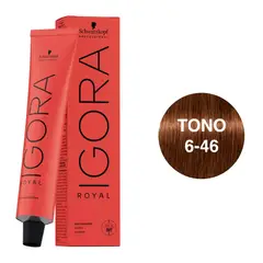 SCHWARZKOPF - Tinte Igora Royal 6-46 Rubio Oscuro Beige Marrón