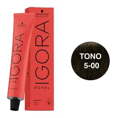 SCHWARZKOPF - Tinte Igora Royal 5-00 Castaño Claro Natural Intenso