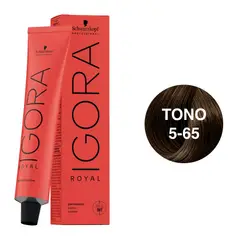 SCHWARZKOPF - Tinte Igora Royal 5-65 Castaño Claro Marrón Dorado
