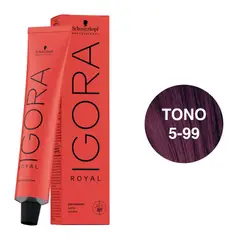 SCHWARZKOPF - Tinte Igora Royal 5-99 Castaño Claro Violeta Intenso