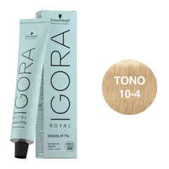 SCHWARZKOPF - Tinte Igora Royal 10-4 Rubio Platino Beige