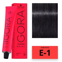 SCHWARZKOPF - Tinte Igora Royal E-1 Extracto Ceniza