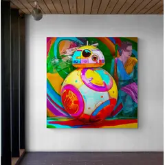 TAYRONA STORE - Cuadro En Lienzo Para Habitaciones Star Wars 65 90x90cm