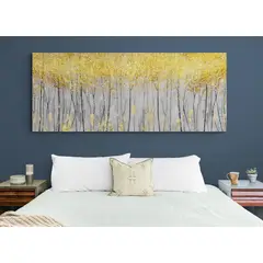 TAYRONA STORE - Cuadro Lienzo Para Habitaciones Arbol Diseño Minimalista 486 100x40cm