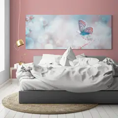 TAYRONA STORE - Cuadro En Lienzo Para Habitaciones Mariposa 146 100x40cm