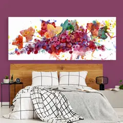 TAYRONA STORE - Cuadro En Lienzo Para Habitaciones Frutas Uvas 125x50cm