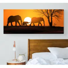 TAYRONA STORE - Cuadro En Lienzo Para Habitaciones Elefante 151 120x80cm