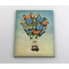 TAYRONA STORE - Cuadro En Lienzo Para Habitaciones Mariposa 35 120x160cm