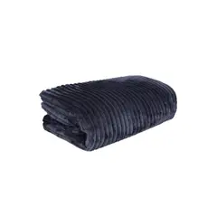 INCO - Colcha tipo española Sencilla Polialgodón Azul Oscuro CEAOS