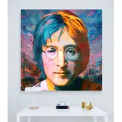 TAYRONA STORE - Cuadro En Lienzo Para Habitaciones John Lennon 01 80x80cm