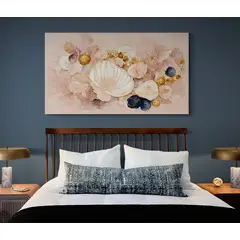 TAYRONA STORE - Cuadro En Lienzo Para Habitaciones Flores 445 75x40cm