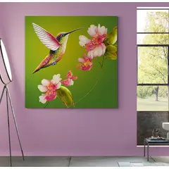 TAYRONA STORE - Cuadro En Lienzo Para Habitaciones Colibri 104 60x60cm