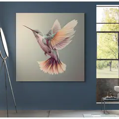 TAYRONA STORE - Cuadro En Lienzo Para Habitaciones Colibri 106 100x100cm