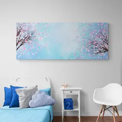 TAYRONA STORE - Cuadro En Lienzo Para Habitaciones Arbol Colores 028 175x70cm
