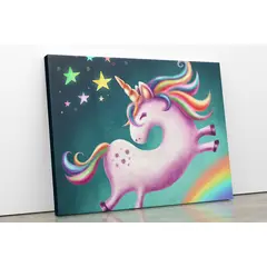 TAYRONA STORE - Cuadro En Lienzo Para Habitaciones Unicornio 103 150x120cm
