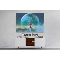 TAYRONA STORE - Cuadro En Lienzo Para Habitaciones Fantasía 30 150x100cm