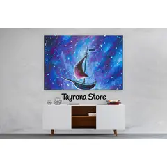 TAYRONA STORE - Cuadro En Lienzo Para Habitaciones Fantasía 57 50x35cm