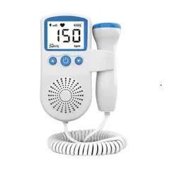 GENERICO - Doppler Fetal Ultrasonido Monitor De Latidos Prenatal AZUL