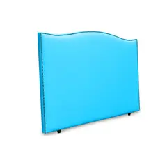 MAGIC CLASS - CABECERO CURVO CON ESTOPEROL120X130 ECOCUERO AZUL