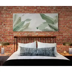 TAYRONA STORE - Cuadro En Lienzo Para Habitaciones Hojas 158 125x50cm