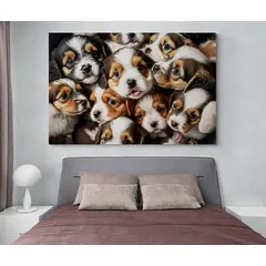 TAYRONA STORE - Cuadro En Lienzo Para Habitaciones Perro 223 150x100cm