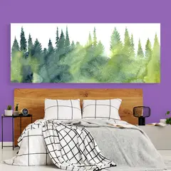 TAYRONA STORE - Cuadro En Lienzo Para Habitaciones Pintura Arboles 188 100x40cm