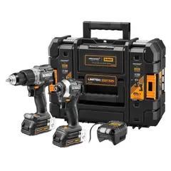 DEWALT - TALADRO PERCUTOR 20V + ATORNILLADOR MCLAREN + BATERÍA + CARGADOR