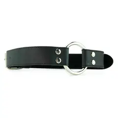 GENERICO - Mordaza De Cuero Haba Negra