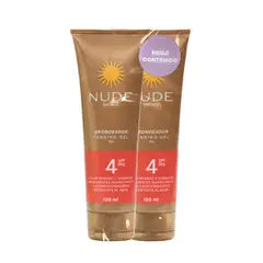 NUDE - Bronceador En SPF4 120ml x2 und