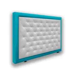MAGIC CLASS - CABECERO LANDING DE PISO120X120 ECOCUERO AZUL