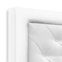 MAGIC CLASS - CABECERO LANDING DE PISO120X120 ECOCUERO BLANCO