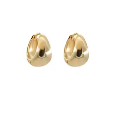 GENERAL - Aretes Candado Pequeño Circular Moda Outfit