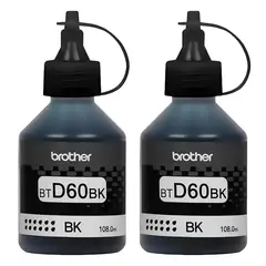BROTHER - Tinta D60BK para impresoras T4000DW T500W T700W T820DW T910 x2