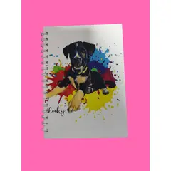 GENERICO - CUADERNO ARGOLLADO LOCKY HUELLITAS DE AMOR REF 2 80 HOJAS