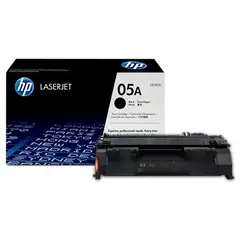HP - Tóner 05A Negro Para Impresoras Larserjet P2035 P2055.