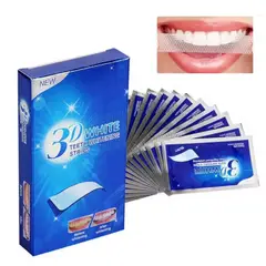 GENERICO - Tiras Blanqueadoras de Dientes 3D Caja x 7 Sobres