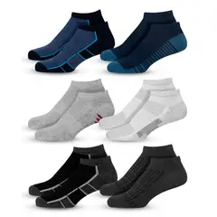 MR HAPPY - Media Calcetín Talonera Lisa Mrhappy Hombre Pack x 6 Pares