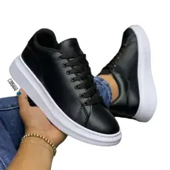 EVEGONZ - Tenis Mujer Zapato Casual Informal Tenis Comodos Urbanos Moda