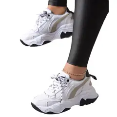 EVEGONZ - Tenis Deportivo Calzado Blanco de Moda Zapatillas Deportivas