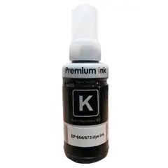 GENERICO - Tinta Genérica 664 Negra para recarga de impresora L210 L355 L475 L555