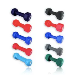 FIT - MANCUERNA HEXAGONAL EN NEOPRENO 8LBS