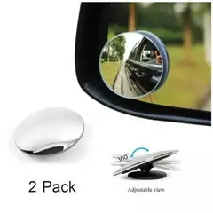 GENERICO - Espejo Retrovisor Punto Ciego 360 Grados Carro Moto 2 Unds