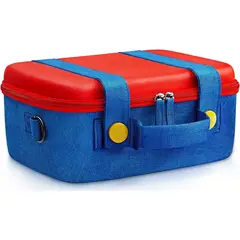 GENERICO - Estuche Maletin Rojo Compatible con Nintendo Switch OLED y Lite
