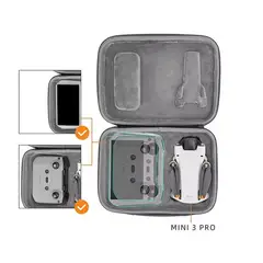 GENERICO - Estuche Maletin Rigido Compatible con Drone Dji Mini 3 Pro