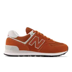 NEW BALANCE - Tenis 574 Clásicos-Naranja/Blanco