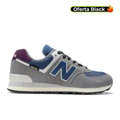 NEW BALANCE - Tenis 574 Clásicos-Gris