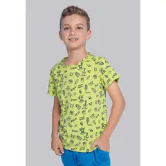 MARKETING PERSONAL - Camiseta Infantil Niño Verde Mp 1183