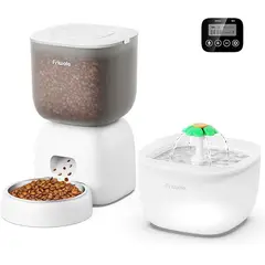 GENERICO - Alimentador Automático Fuente de Agua Gatos Perros Compañía