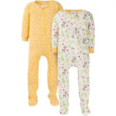 GERBER - Pijama GerberSnug Fit Girls Ciervo- pack x2