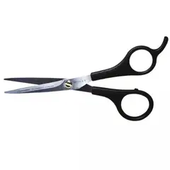 TURBOX - Tijera De Corte Microdentada Mango Negro 711